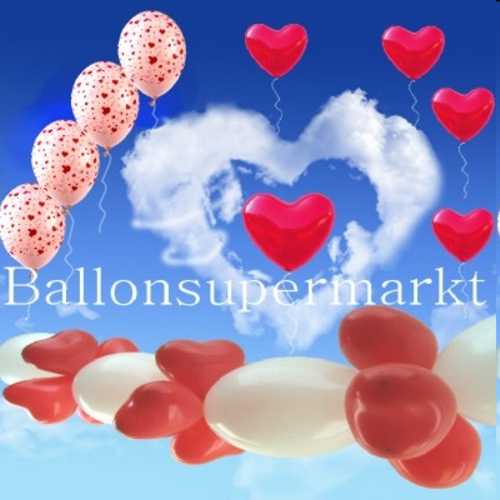 Luftballons-Hochzeit