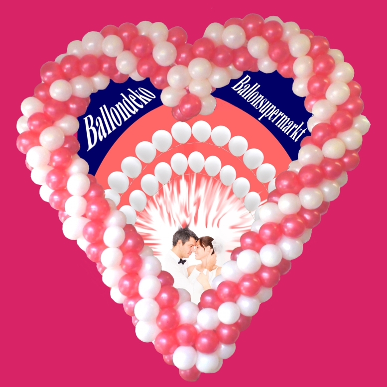 Luftballons Hochzeit Ballondeko